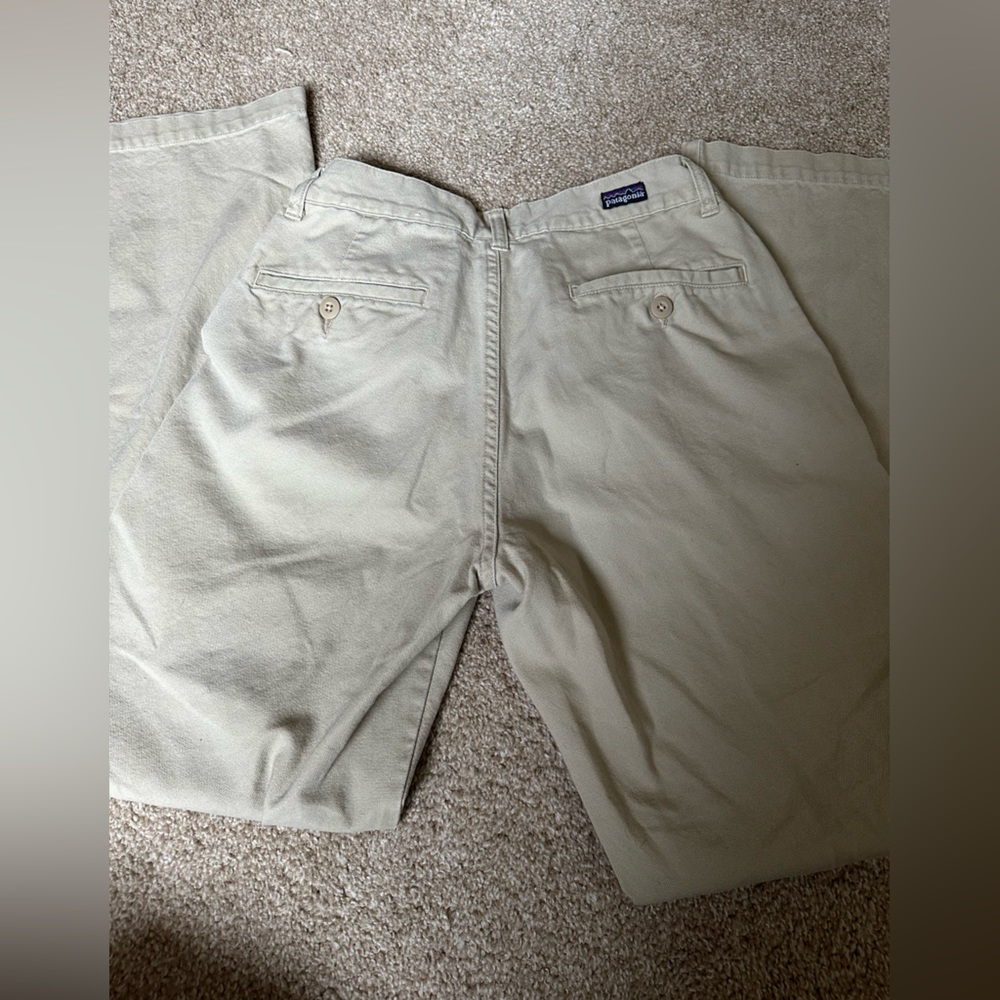 Patagonia Men’s Light Tan Organic Cotton Pants Size 28